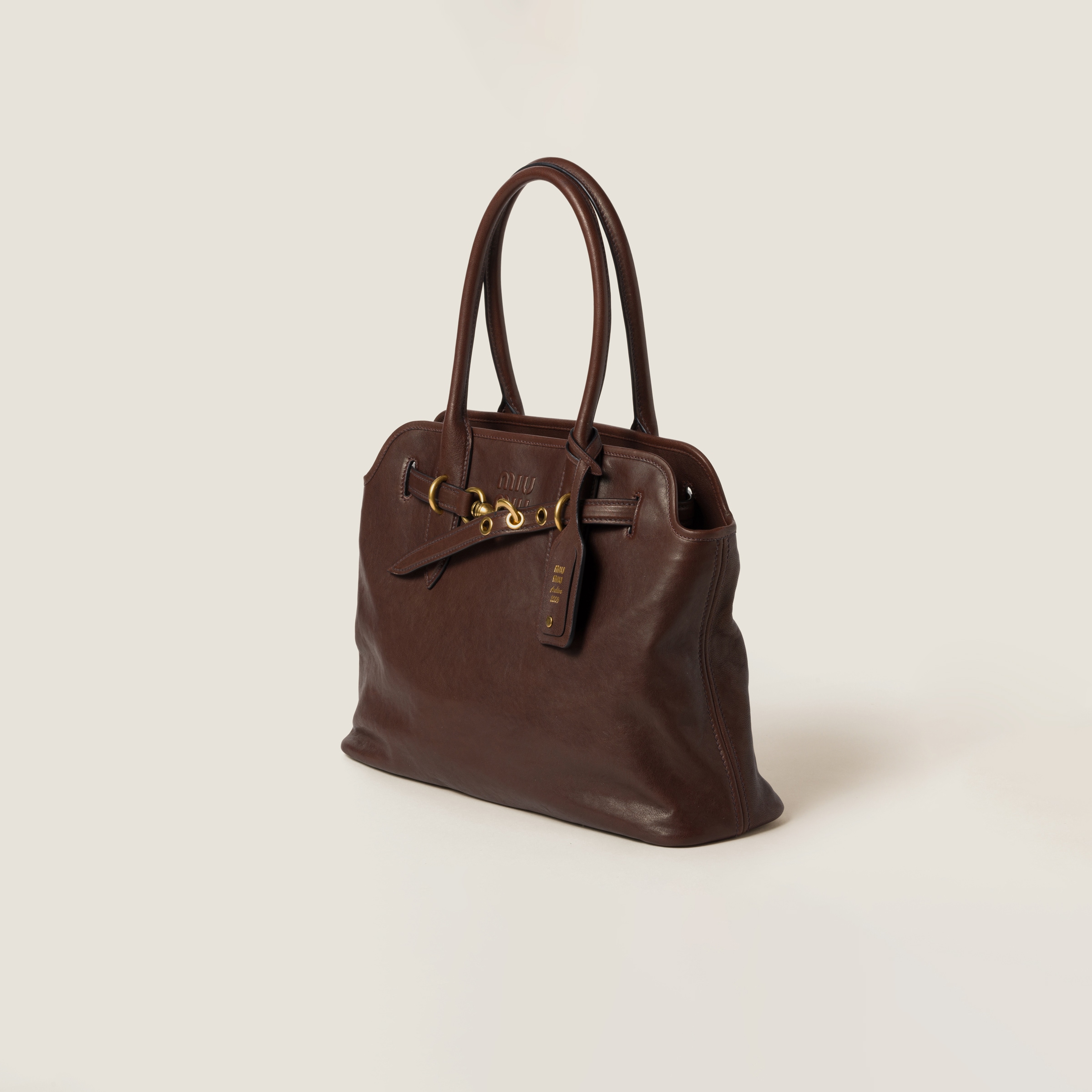 AVENTURE NAPPA LEATHER BAG, BRIARWOOD