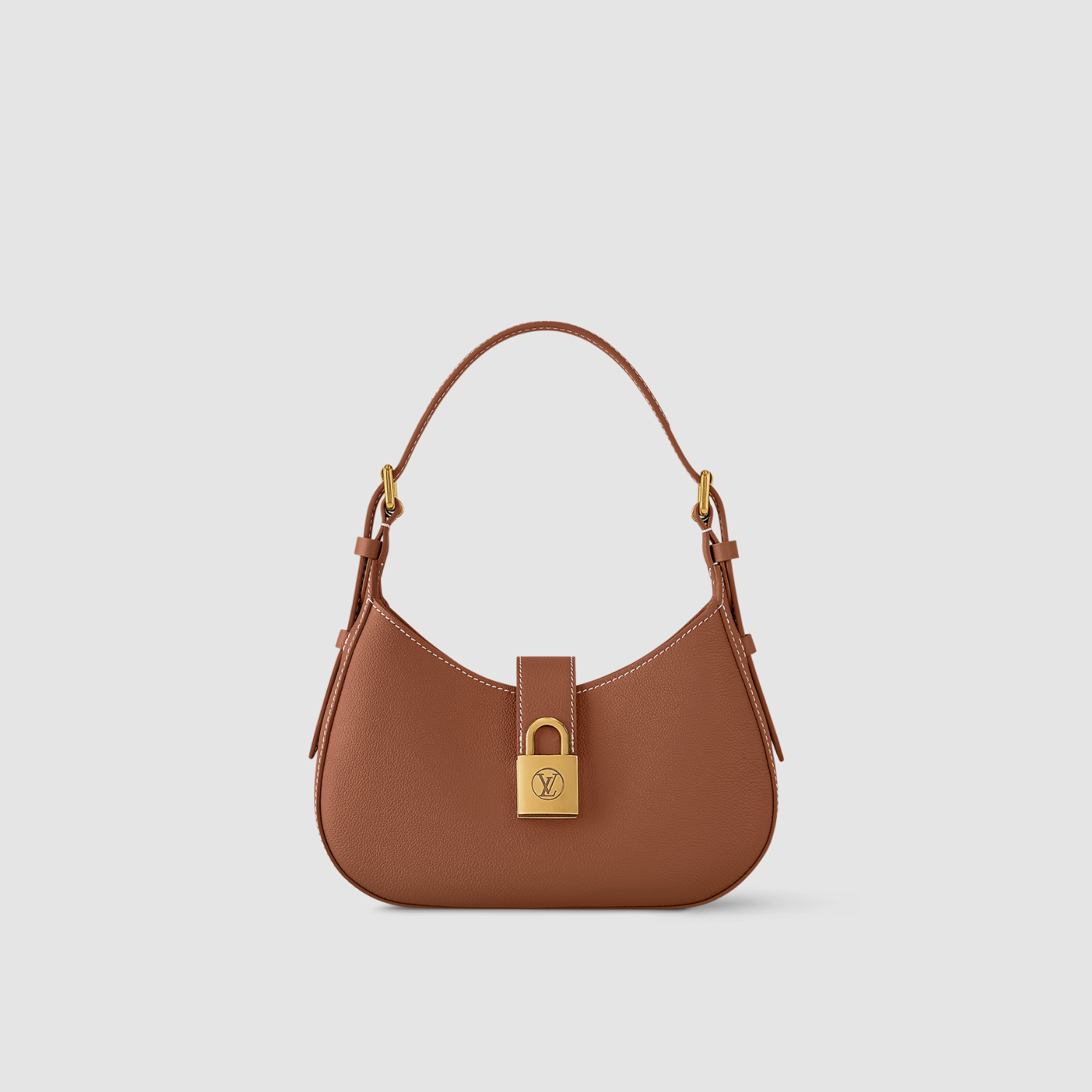 LOW KEY SHOULDER BAG, COGNAC