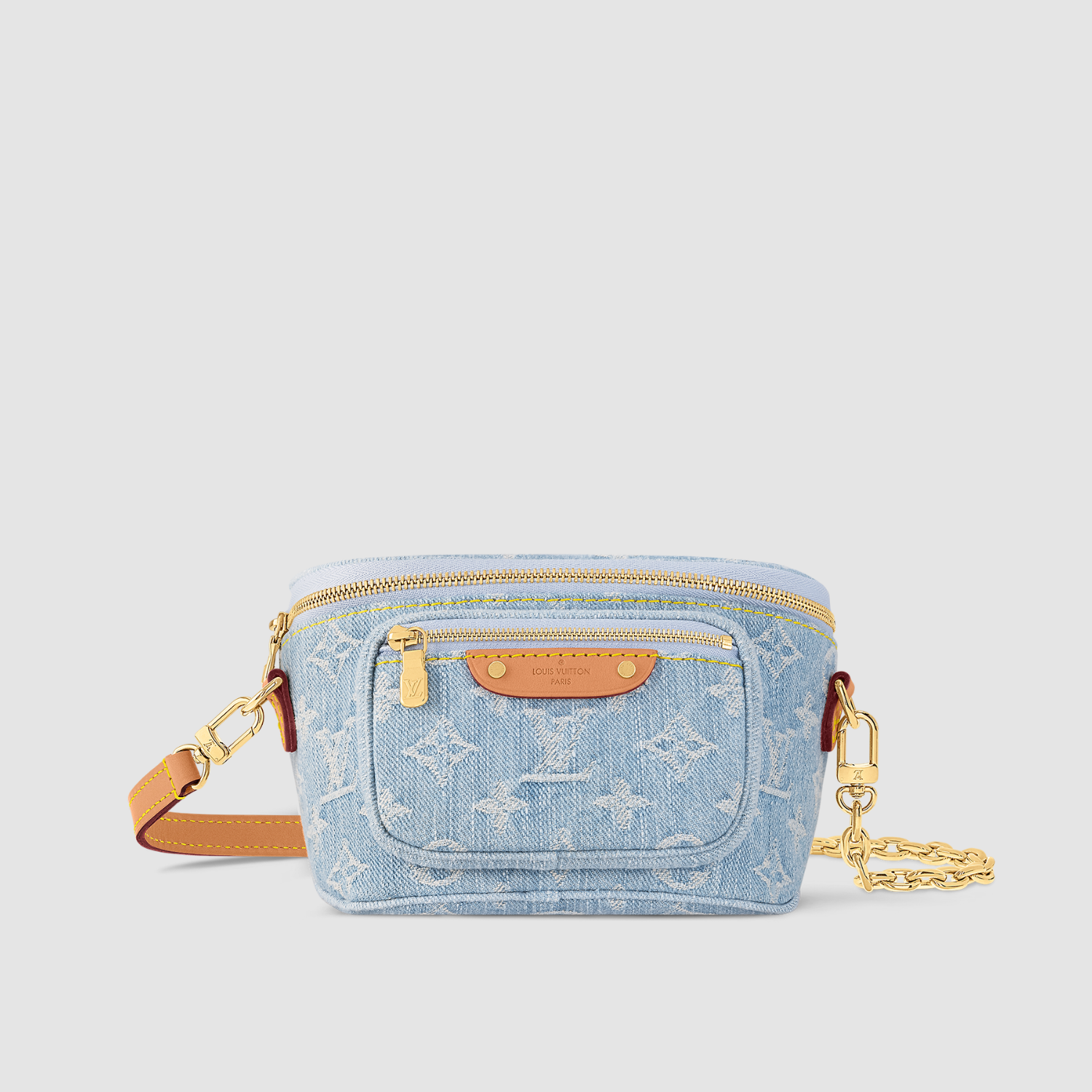 MINI BUMBAG, OTHER MONOGRAM CANVAS/ DENIM