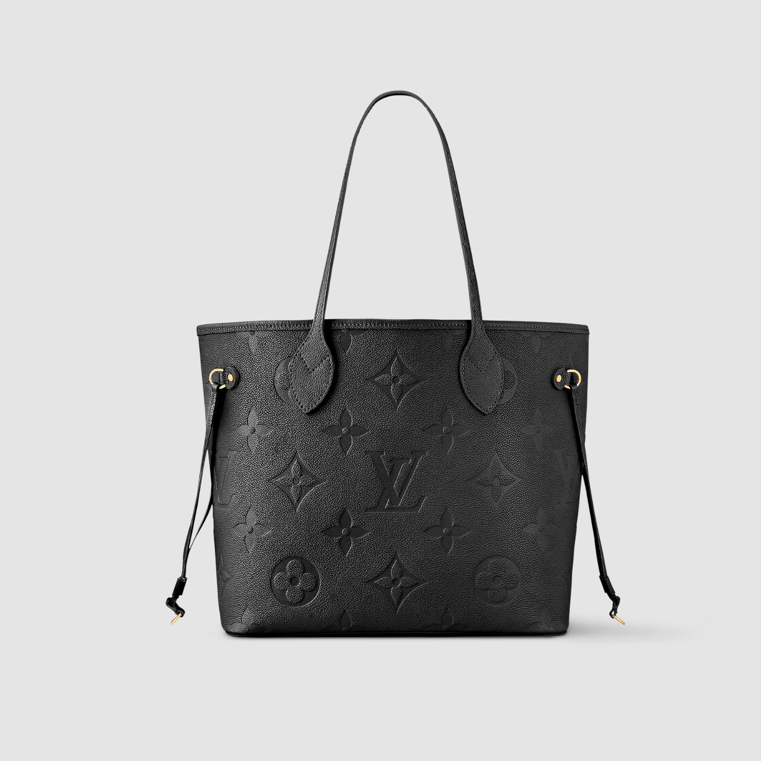 NEVERFULL MM, MONOGRAM EMPREINTE LEATHER/ BLACK