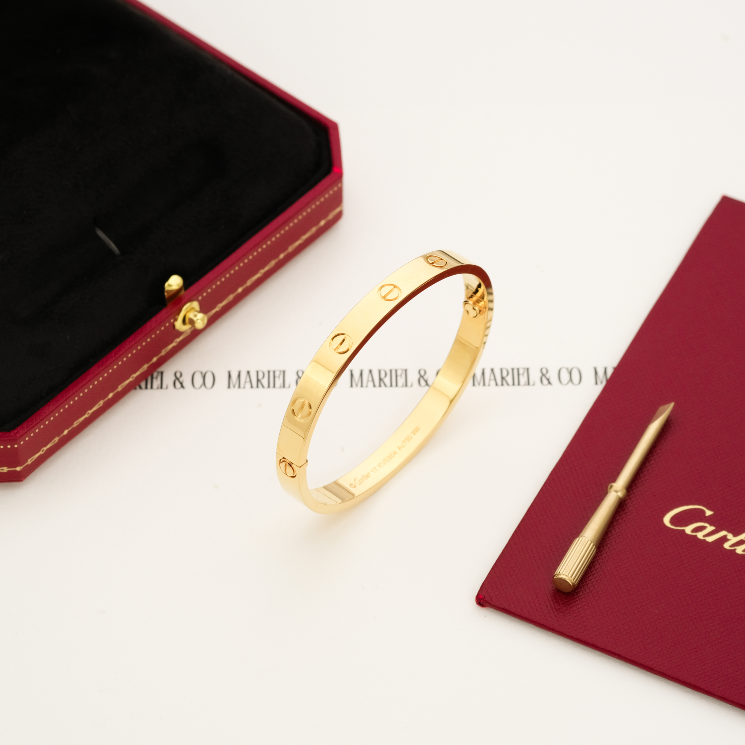 LOVE BRACELET, YELLOW GOLD