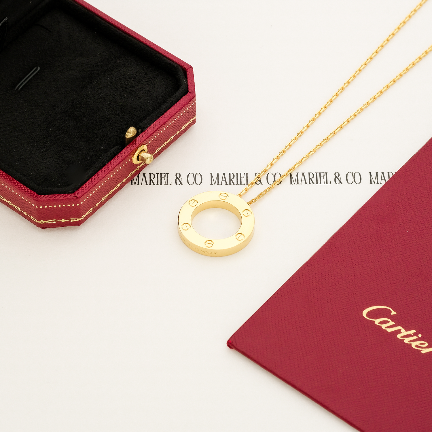 LOVE NECKLACE, YELLOW GOLD