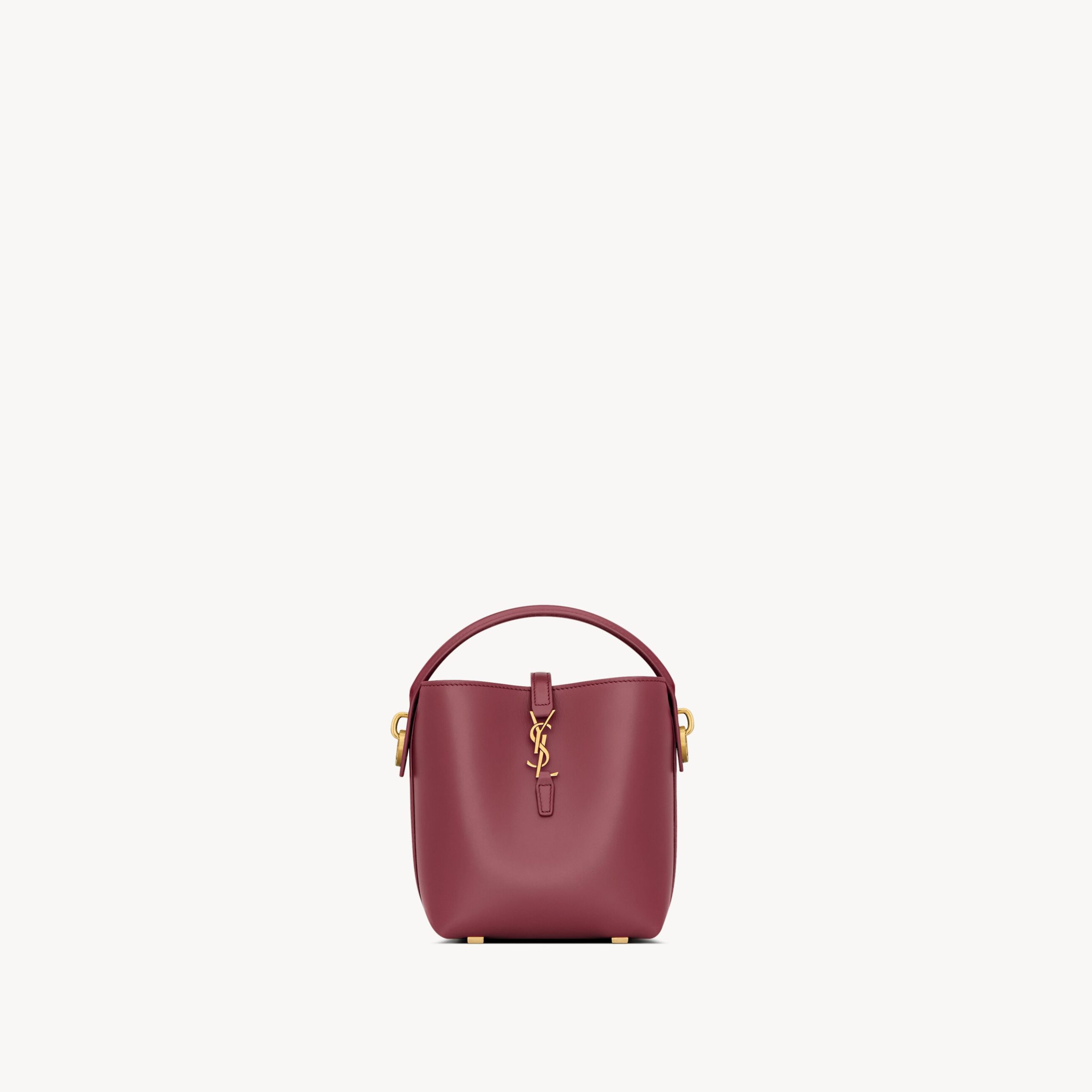 LE 37 MINI IN SHINY LEATHER, ROUGE MERLOT