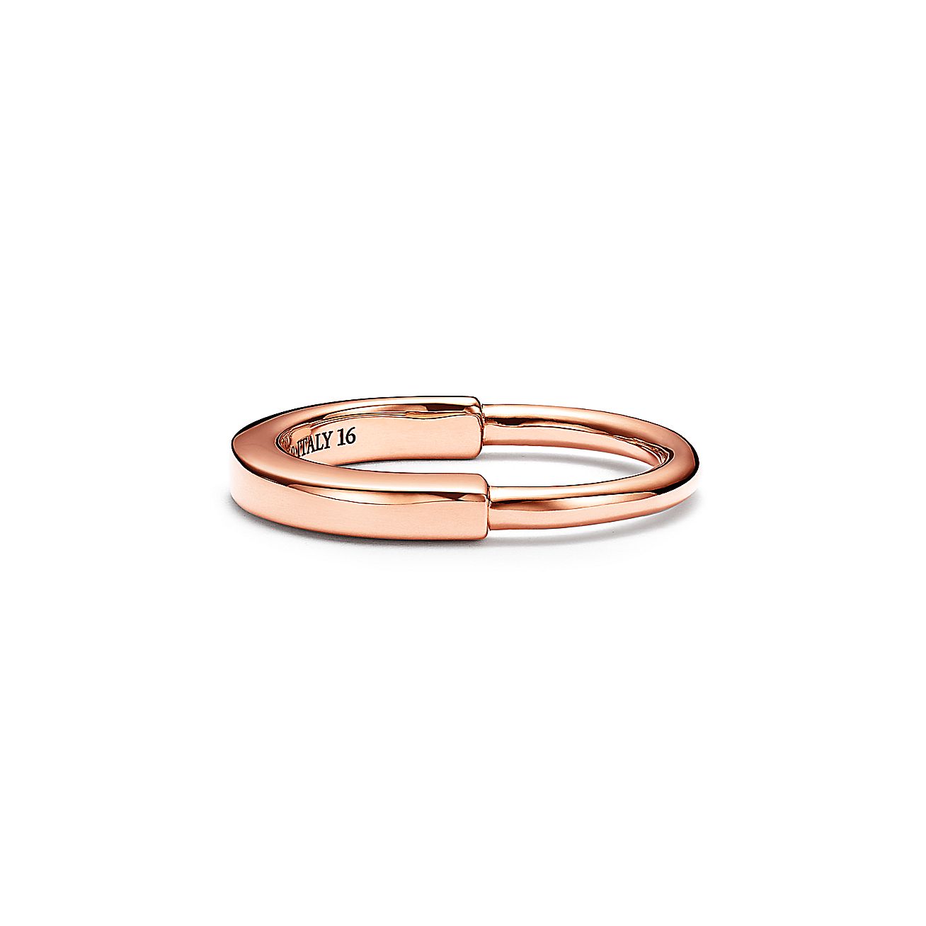 LOCK RING, ROSE GOLD